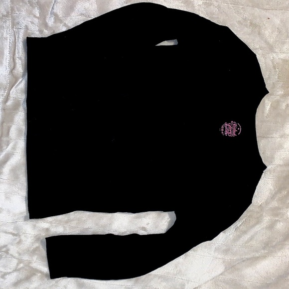 Faded Glory Black long sleeve T-Shirt - Picture 1 of 2